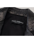 Dolce & Gabbana Elegant Cropped Black Designer Jacket