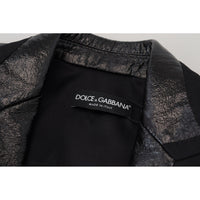 Dolce & Gabbana Elegant Cropped Black Designer Jacket