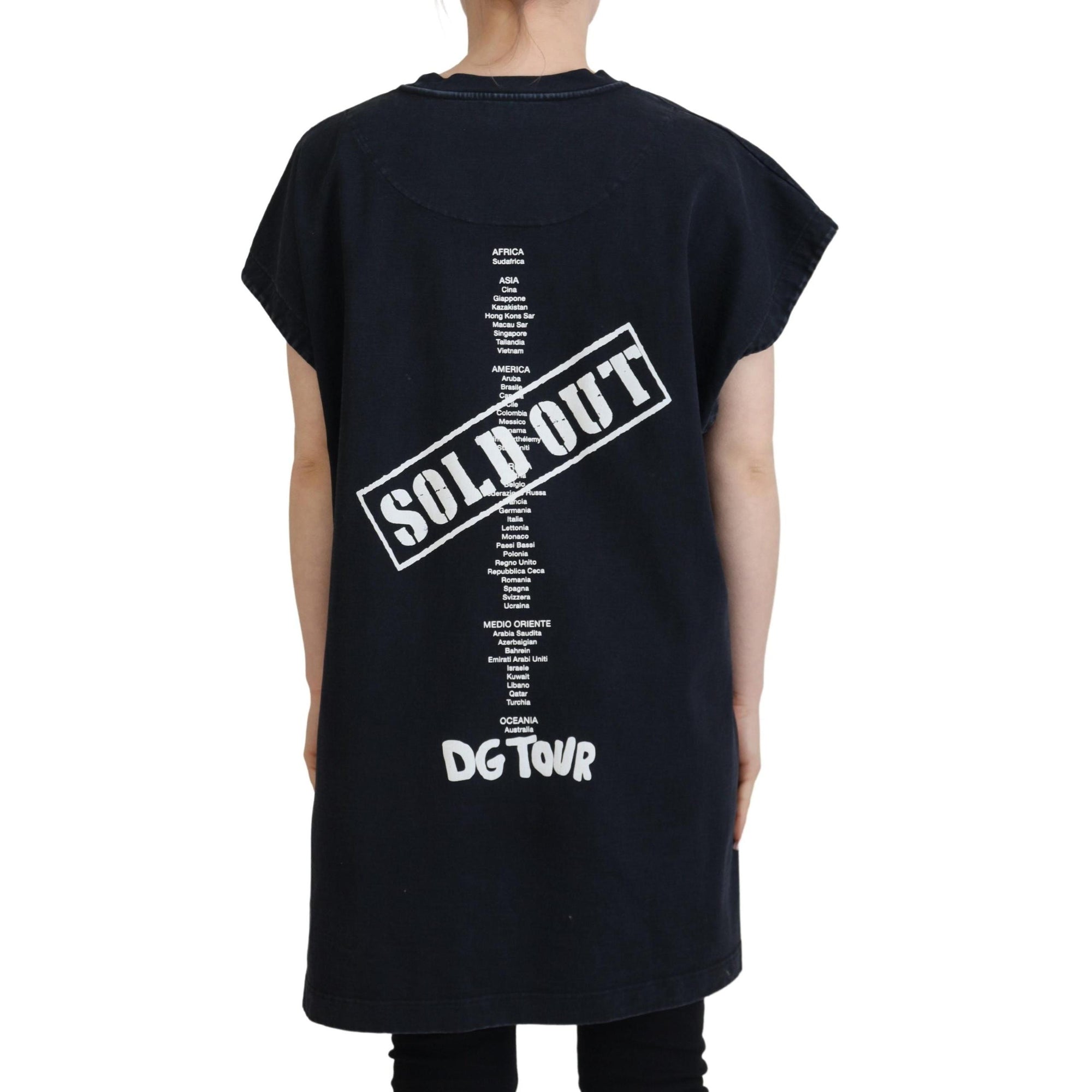 Dolce & Gabbana Elegant Cotton Round Neck Tee with Print