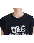 Dolce & Gabbana Elegant Cotton Round Neck Tee with Print