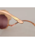Dolce & Gabbana Chic Rose Sequin Embroidered Sunglasses