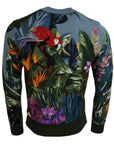 Dolce & Gabbana Jungle Embroidered Wool-Silk Sweater