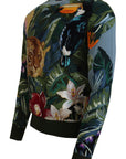 Dolce & Gabbana Jungle Embroidered Wool-Silk Sweater