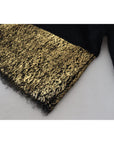 Dolce & Gabbana Stunning Black and Gold Crewneck Sweater