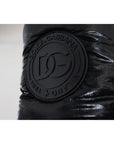 Dolce & Gabbana Elegant Mid-Calf Boots in Black Polyester