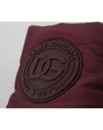 Dolce & Gabbana Elegant Bordeaux Mid Calf Boots