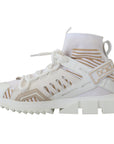 Dolce & Gabbana Elegant White Beige SORRENTO Sneakers