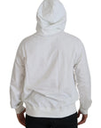 Dolce & Gabbana Stunning White Hooded Sweater