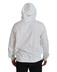 Dolce & Gabbana Stunning White Hooded Sweater