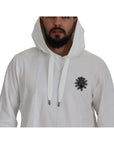 Dolce & Gabbana Stunning White Hooded Sweater
