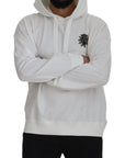 Dolce & Gabbana Stunning White Hooded Sweater