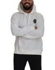 Dolce & Gabbana Stunning White Hooded Sweater