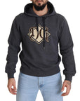 Dolce & Gabbana Elegant Grey Cotton Hooded Sweatshirt