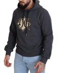 Dolce & Gabbana Elegant Grey Cotton Hooded Sweatshirt