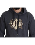 Dolce & Gabbana Elegant Grey Cotton Hooded Sweatshirt