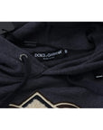Dolce & Gabbana Elegant Grey Cotton Hooded Sweatshirt