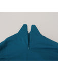 Dolce & Gabbana Elegant Blue Cotton Pullover Sweater