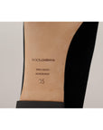 Dolce & Gabbana Elegant Patent Leather Flat Shoes