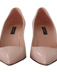 Dolce & Gabbana Elegant Patent Leather Heels in Pink