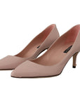 Dolce & Gabbana Elegant Patent Leather Heels in Pink