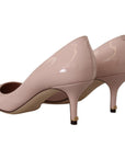 Dolce & Gabbana Elegant Patent Leather Heels in Pink