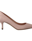 Dolce & Gabbana Elegant Patent Leather Heels in Pink