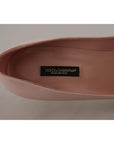 Dolce & Gabbana Elegant Patent Leather Heels in Pink