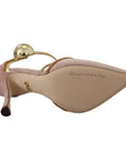 Dolce & Gabbana Elegant Pink Crystal Pumps with High Heels