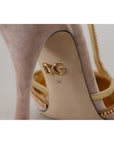 Dolce & Gabbana Elegant Pink Crystal Pumps with High Heels