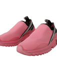 Dolce & Gabbana Chic Pink Sorrento Slip-On Sneakers
