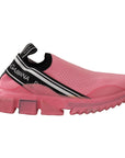 Dolce & Gabbana Chic Pink Sorrento Slip-On Sneakers