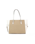 Michael Kors Gilly Large Travel Miami Print Signature PVC Tote Handbag Purse