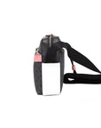 Michael Kors Cooper Small Black Pink Signature PVC Utility Crossbody Bag