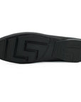 Versace Elegant Black Calf Leather Men's Loafers