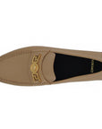 Versace Exquisite Medusa Gold-Tone Leather Loafers