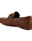 Versace Elegant Medusa-Embossed Leather Loafers