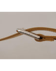 Dolce & Gabbana Elegant Leather Belt in Sunshine Yellow