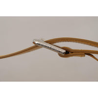 Dolce & Gabbana Elegant Leather Belt in Sunshine Yellow