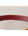 Dolce & Gabbana Elegant White Leather Belt with Engraved Buckle