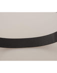 Dolce & Gabbana Elegant Red Leather Belt with Engraved Buckle