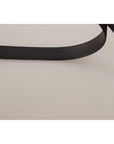 Dolce & Gabbana Elegant Black Leather Belt with Metal Buckle