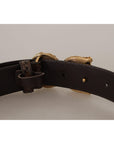 Dolce & Gabbana Elegant Snakeskin Leather Belt