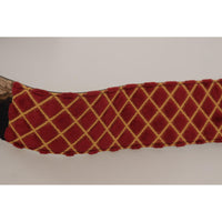 Dolce & Gabbana Engraved Logo Multicolor Leather Belt