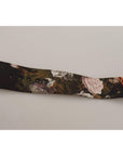 Dolce & Gabbana Engraved Logo Multicolor Leather Belt