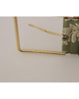 Dolce & Gabbana Elegant Multicolor Canvas-Leather Belt