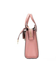 Michael Kors Cece Small Pink PVC North South Flap Tote Crossbody Bag Purse