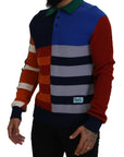 Dolce & Gabbana Pullover Sweater in Multicolor Stripes