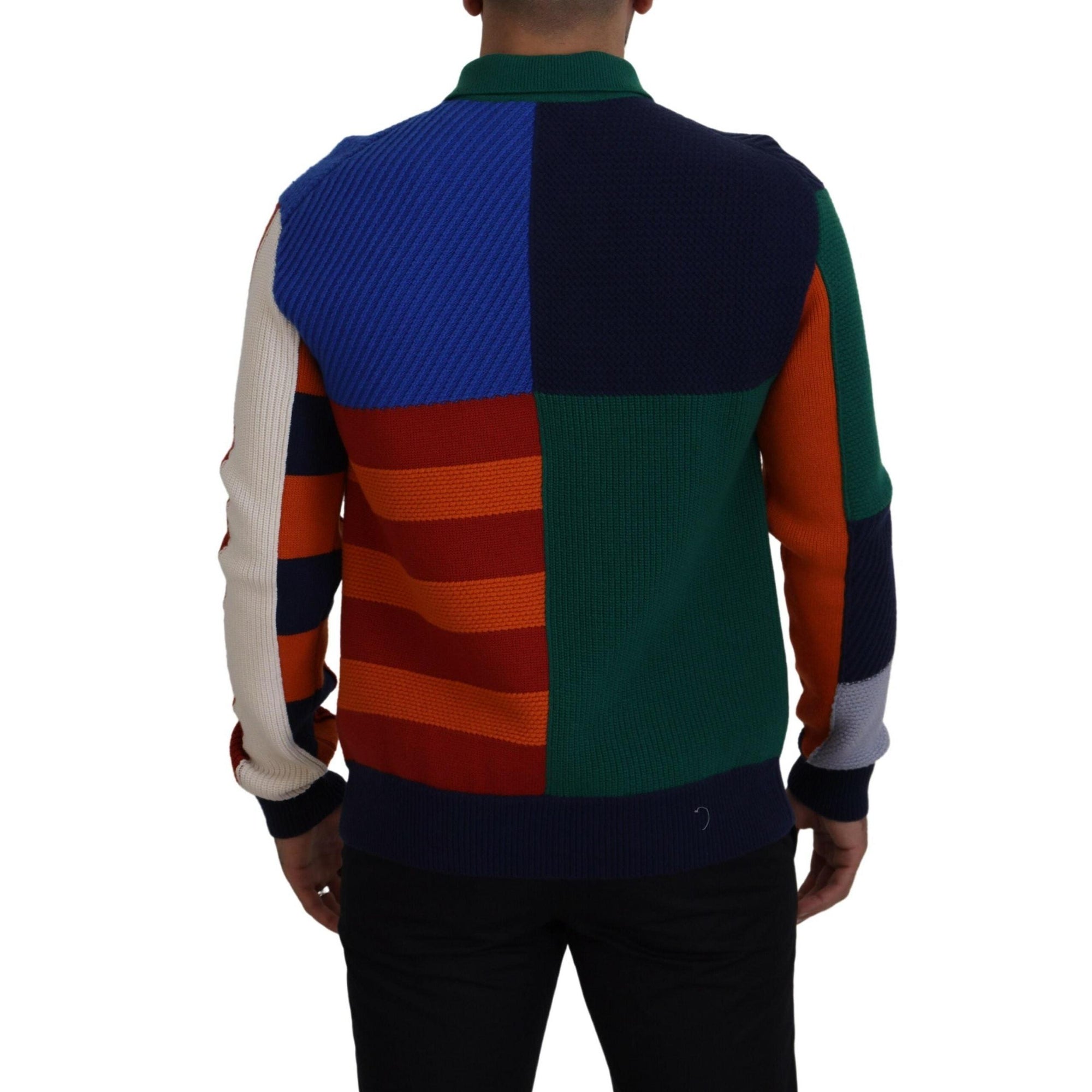 Dolce & Gabbana Pullover Sweater in Multicolor Stripes
