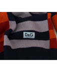 Dolce & Gabbana Pullover Sweater in Multicolor Stripes