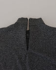 Dolce & Gabbana Elegant Dark Gray Pullover Sweater